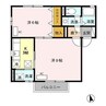 Ｃｌｏｖｅｒ（ｸﾛｰﾊﾞｰ 2Kの間取り