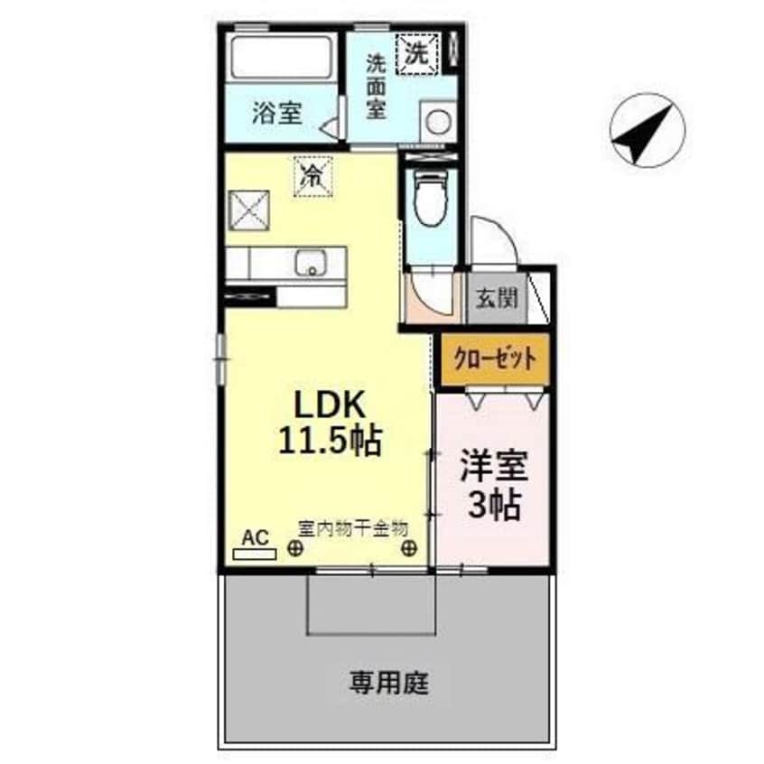 間取図 シャトー・モナムール