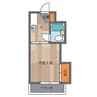 マンション幹 1Kの間取り