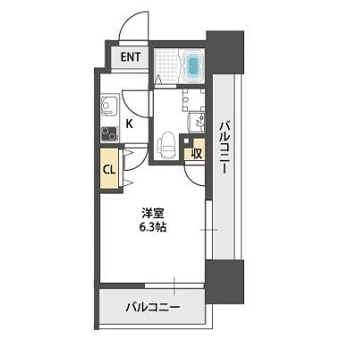 間取り図 ドゥエリング千林