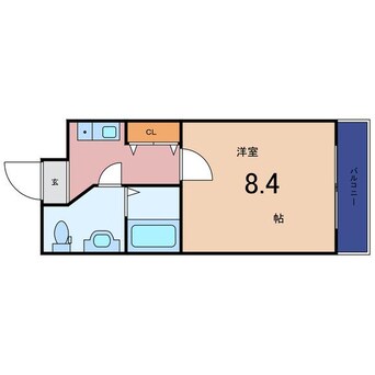 間取図 プラ・ディオ森小路セレニテ