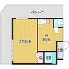 ベルエーキップ 1DKの間取り