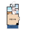 ベルエーキップ 1Kの間取り