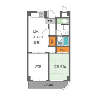 間取図 ルイシール清水