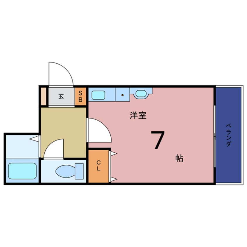 間取図 シャローム近江