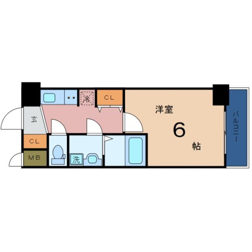 間取図 クレアート北大阪レヴァンテ