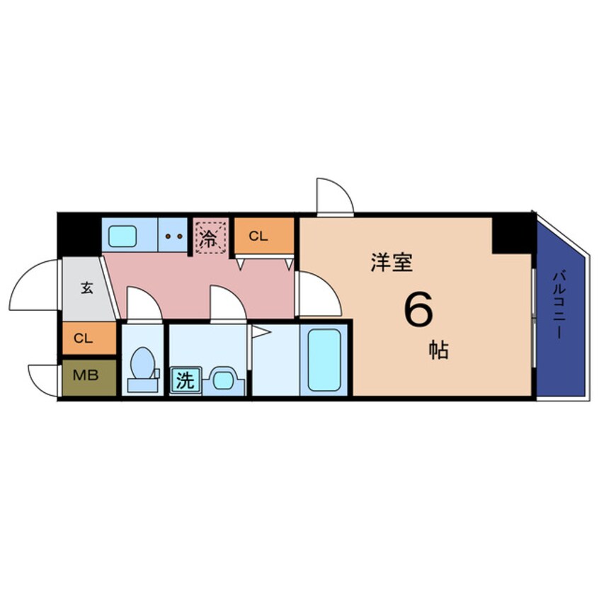 間取図 クレアート北大阪レヴァンテ