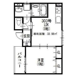 間取り図 クリエオーレ生江Ⅱ