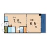 吉岡第３ビル 1DKの間取り