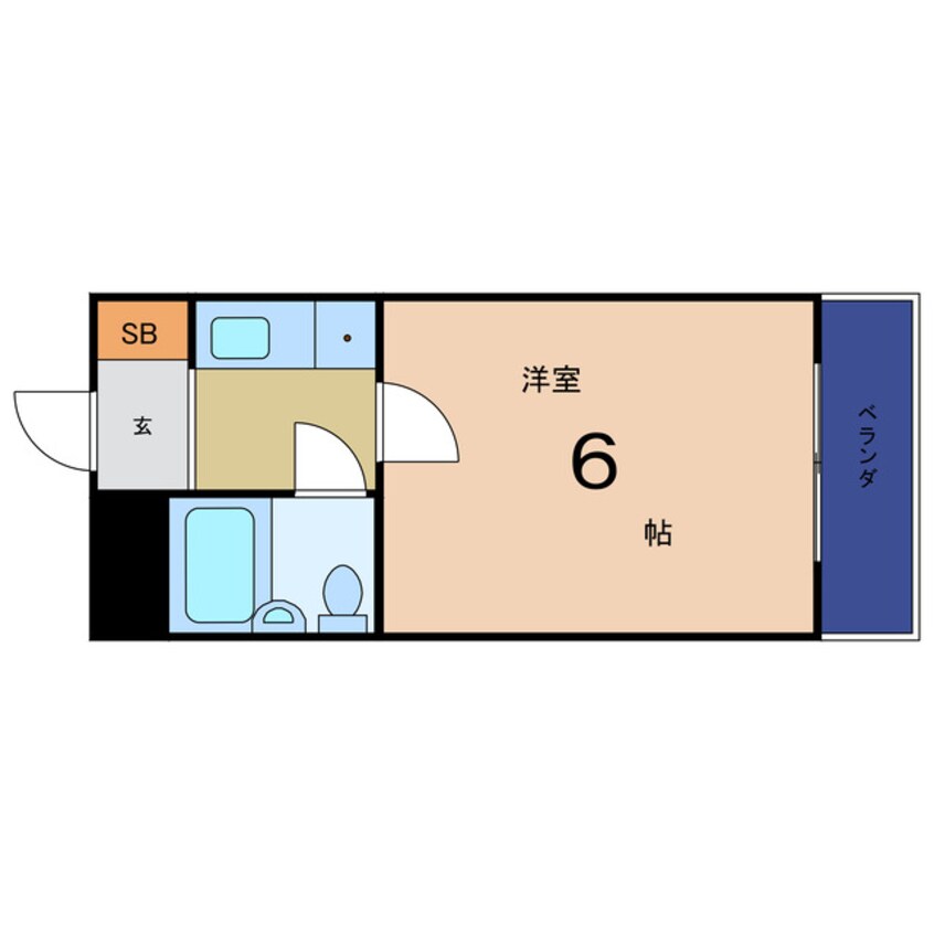 間取図 シャルムメゾン千林大宮