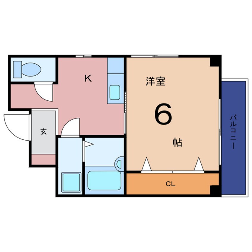 間取図 コンフォール千林