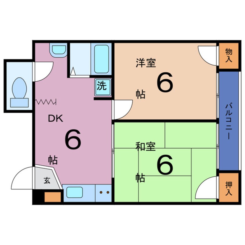間取図 アクティ長池