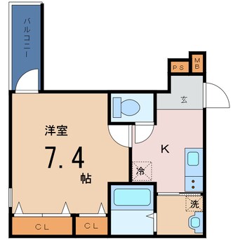 間取図 フジパレス清水