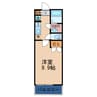 シャルマンドミール 1Kの間取り