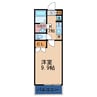 シャルマンドミール 1Kの間取り