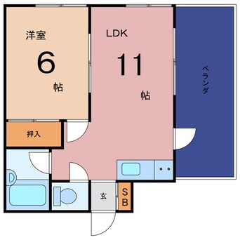 間取図 東洋プラザしろきた