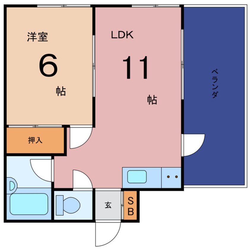 間取図 東洋プラザしろきた