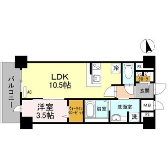 間取図 クレールフォレスタ