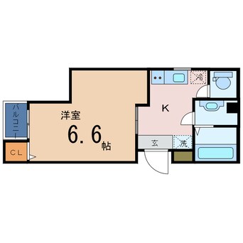 間取図 ラフィーネ新森