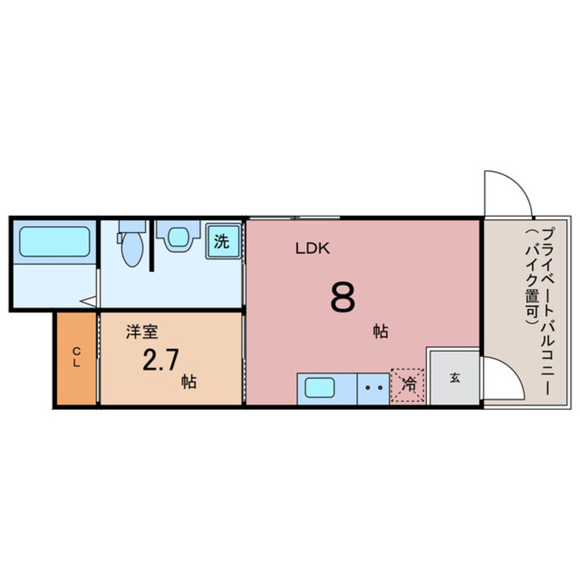 間取図 Gradito千林大宮