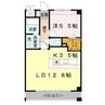 パルム・ドール 1LDKの間取り