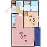 ベル升美 1LDKの間取り