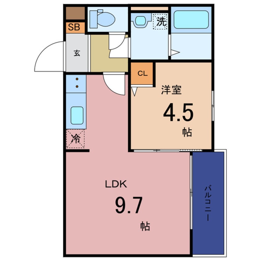 間取図 ベル升美