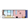 ＤＩＴコート 1Rの間取り