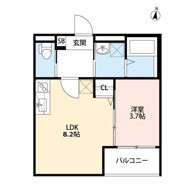 間取り図 新森アパートメント