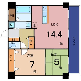 間取図 ハイフェンス守口