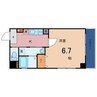 DAP千林 1Kの間取り