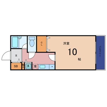 間取図 コンチネンタル太子橋