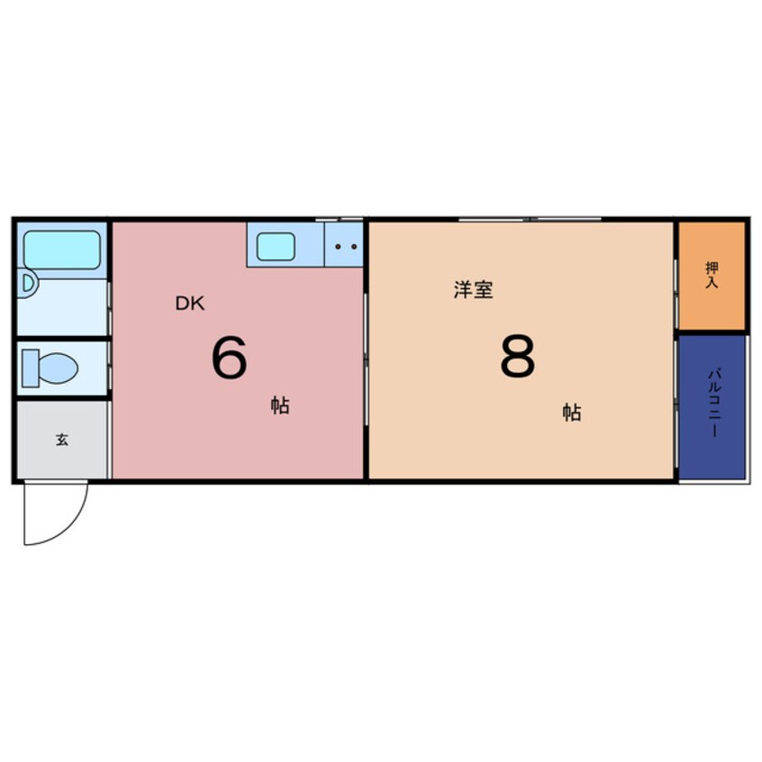 間取図 エクセレント新森