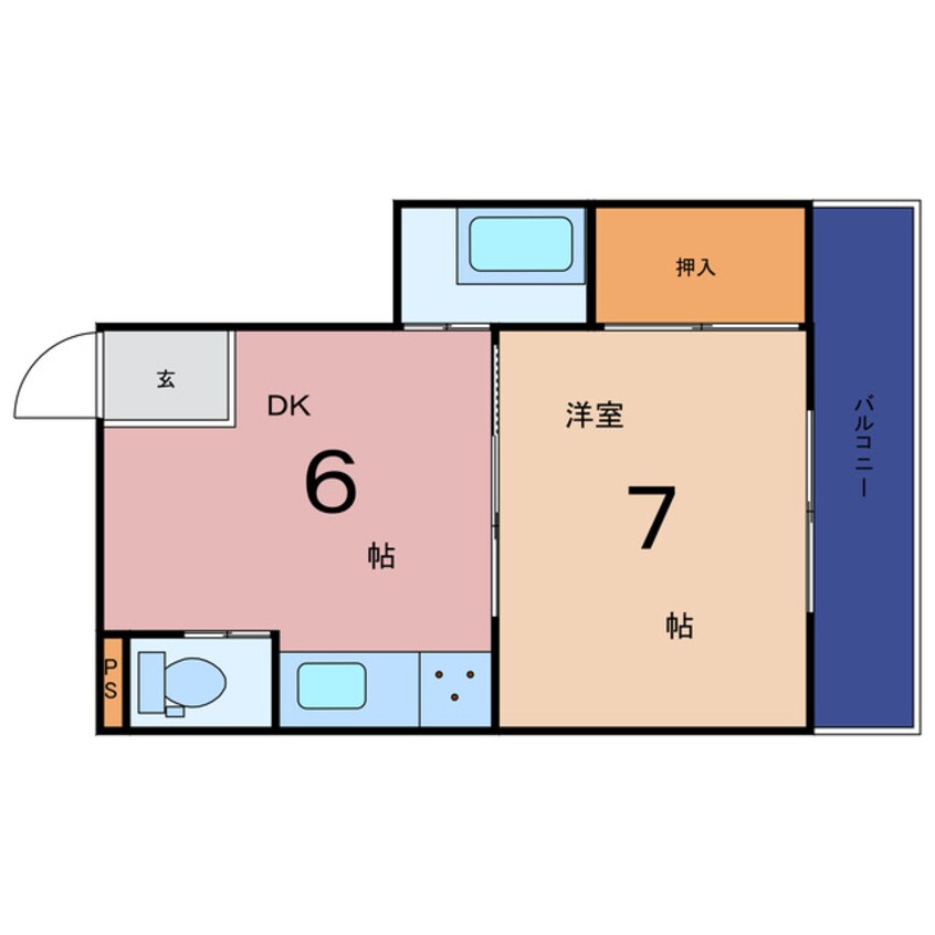 間取図 エクセレント新森