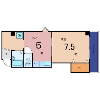 間取図 アメニティ　スエ