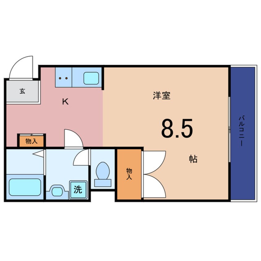 間取図 アヴェーレ京阪本通