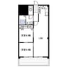 新森小路コーポ 2LDKの間取り