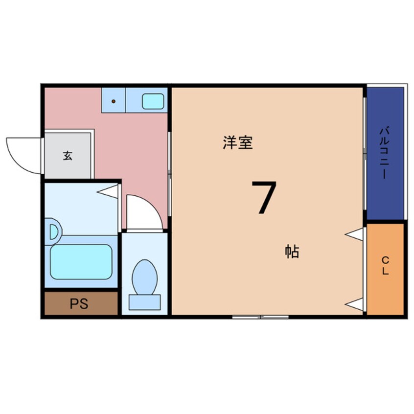 間取図 アメニティ関目