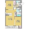 AZU PATIO 2LDKの間取り