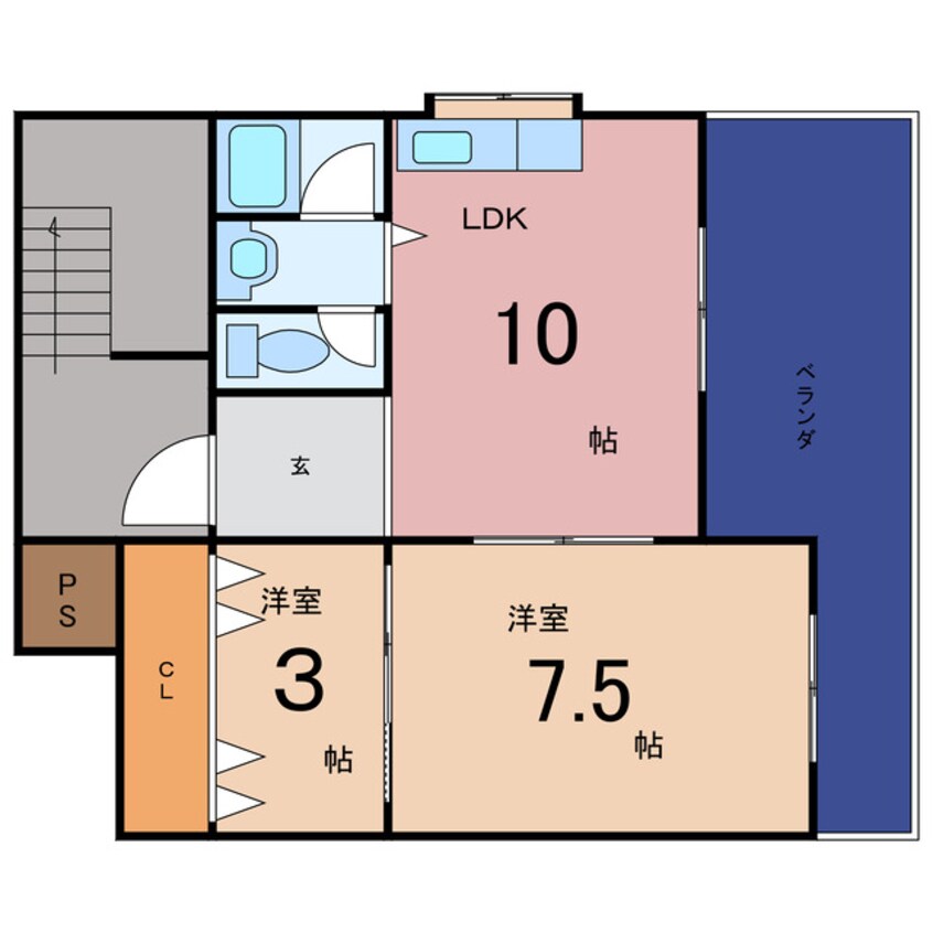 間取図 アンジェ