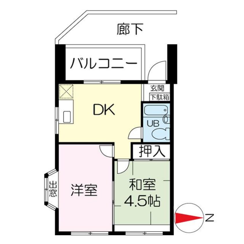 間取図 旭ロイヤルハイム