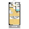 パーラム守口 1Rの間取り