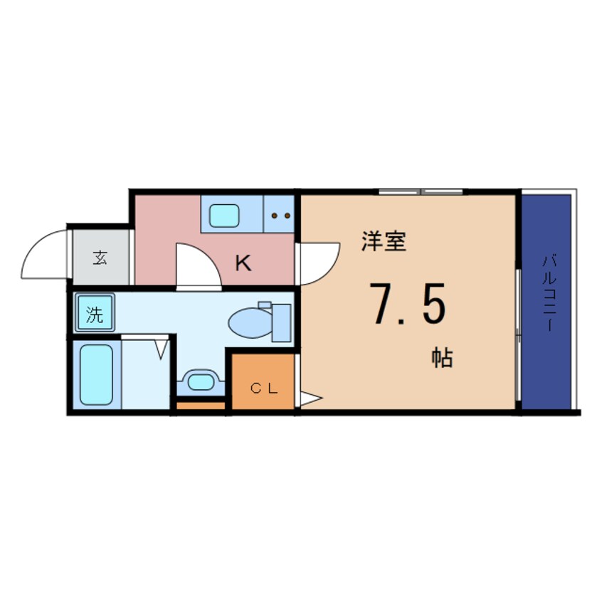 間取図 ドゥエリング千林商店街