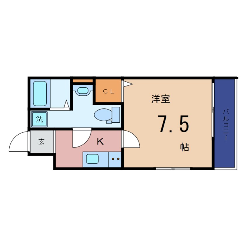 間取図 ドゥエリング千林商店街