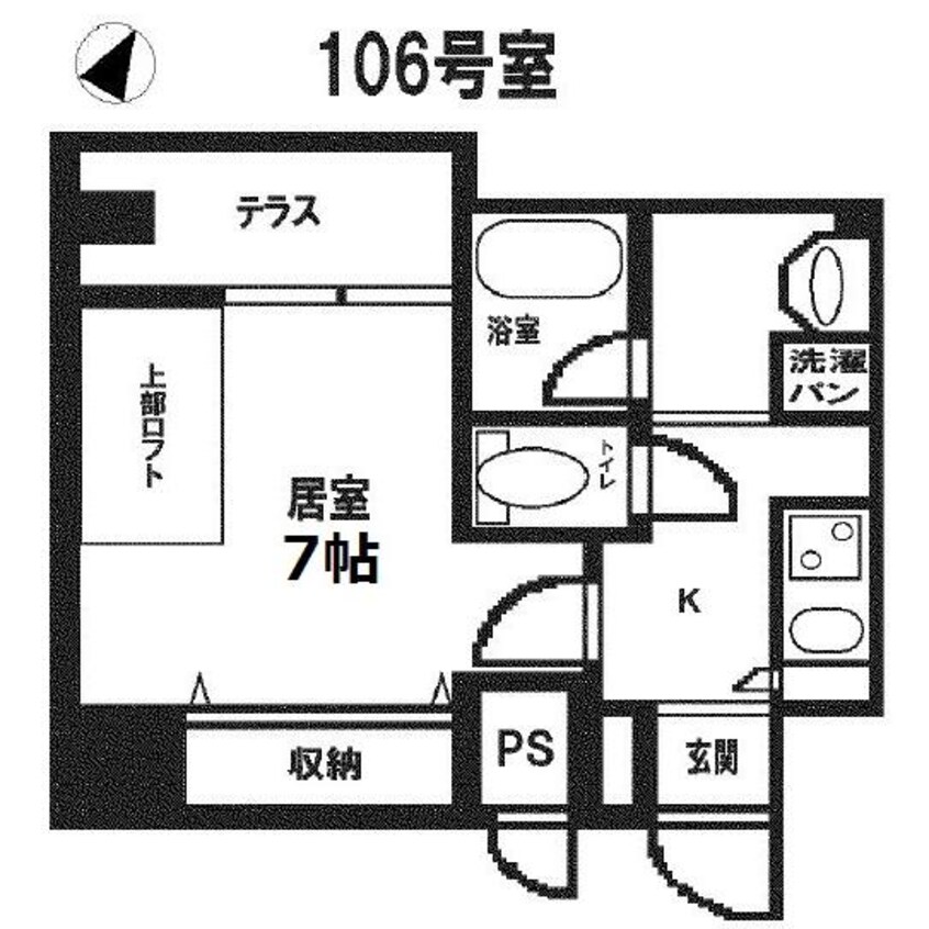 間取図 ロウピィアイルⅡ