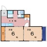 コンコード千林大宮（旧福寿会館 2DKの間取り