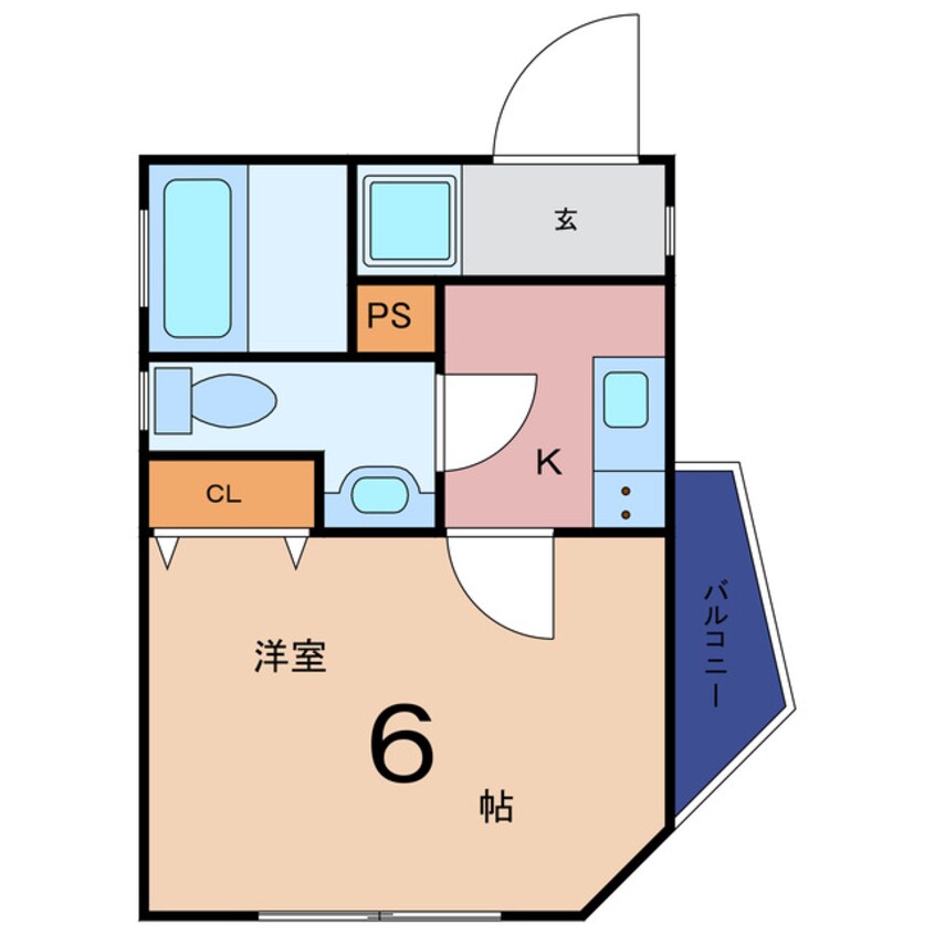 間取図 ドゥエリング千林大宮