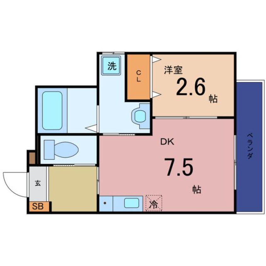 間取図 ルミナス滝井