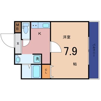 間取図 ヴィラナリー太子橋今市