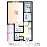 フジパレス城北公園通Ⅴ番館 1Kの間取り